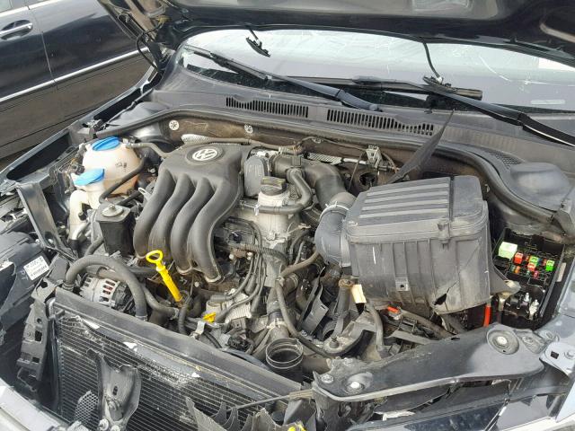 3VW2K7AJ3EM308302 - 2014 VOLKSWAGEN JETTA BASE GRAY photo 7