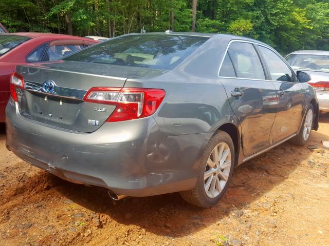 4T1BD1FK7CU052214 - 2012 TOYOTA CAMRY HYBR GRAY photo 4