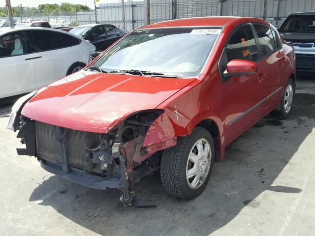 3N1AB6AP5BL698921 - 2011 NISSAN SENTRA 2.0 BURGUNDY photo 2