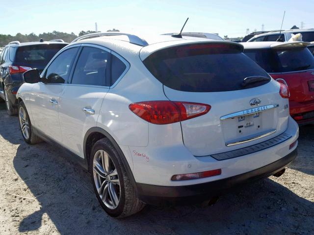 JN1AJ0HP1BM801974 - 2011 INFINITI EX35 BASE WHITE photo 3