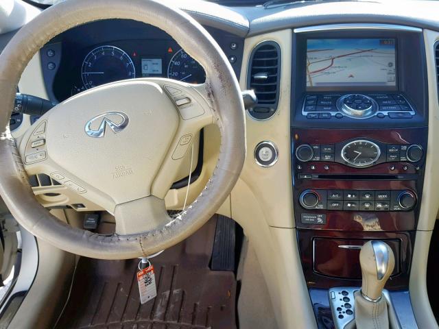 JN1AJ0HP1BM801974 - 2011 INFINITI EX35 BASE WHITE photo 9