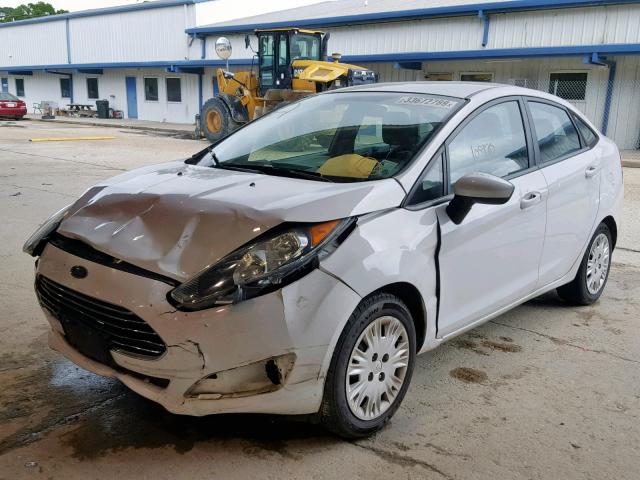 3FADP4AJ8EM225904 - 2014 FORD FIESTA S WHITE photo 2