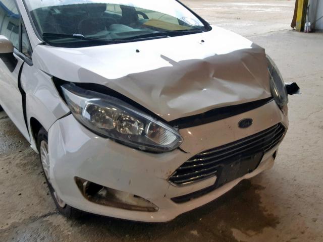 3FADP4AJ8EM225904 - 2014 FORD FIESTA S WHITE photo 9