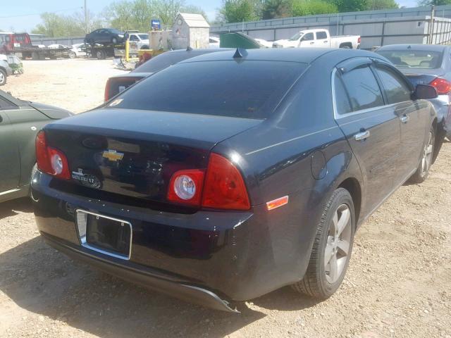 1G1ZC5E06CF381299 - 2012 CHEVROLET MALIBU 1LT BLACK photo 4