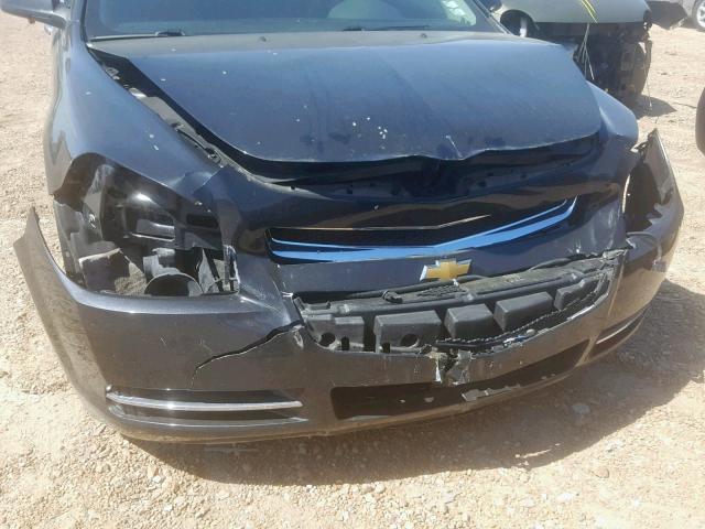 1G1ZC5E06CF381299 - 2012 CHEVROLET MALIBU 1LT BLACK photo 9