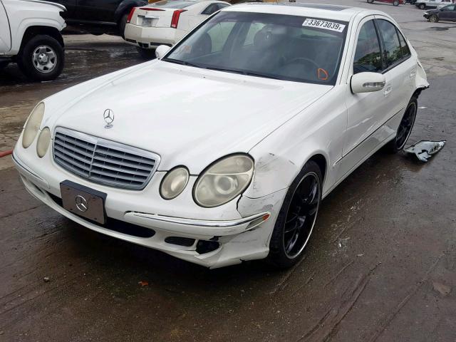 WDBUF56J86A817568 - 2006 MERCEDES-BENZ E 350 WHITE photo 2