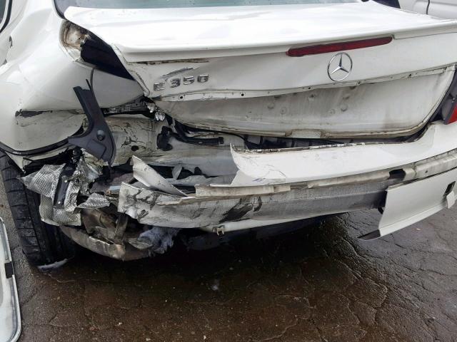 WDBUF56J86A817568 - 2006 MERCEDES-BENZ E 350 WHITE photo 9