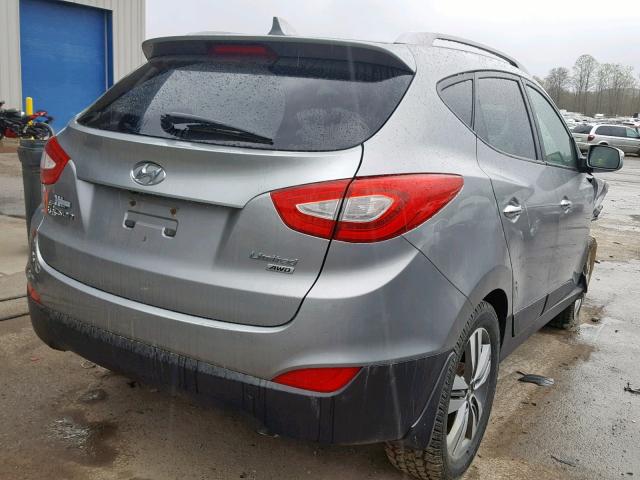 KM8JUCAG5FU089566 - 2015 HYUNDAI TUCSON LIM GRAY photo 4