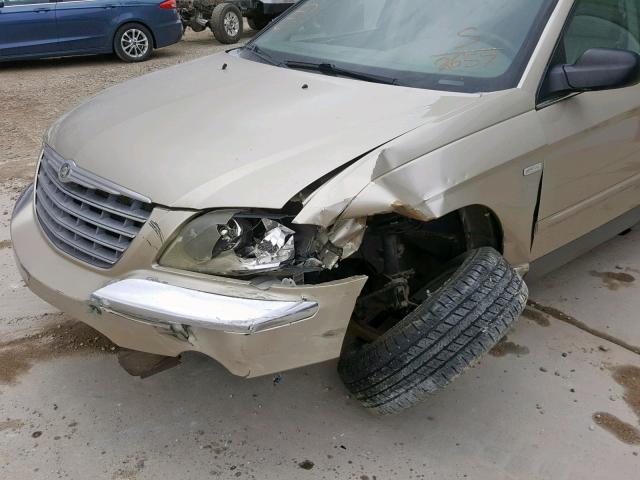 2C8GF684X5R372657 - 2005 CHRYSLER PACIFICA T TAN photo 9