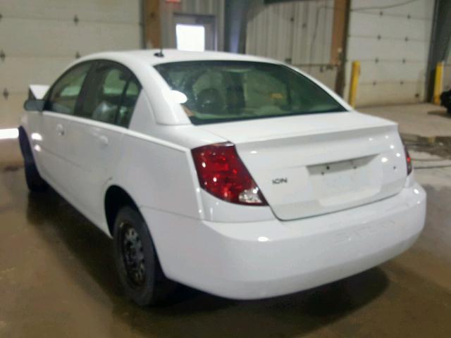 1G8AJ55F17Z157581 - 2007 SATURN ION LEVEL WHITE photo 3