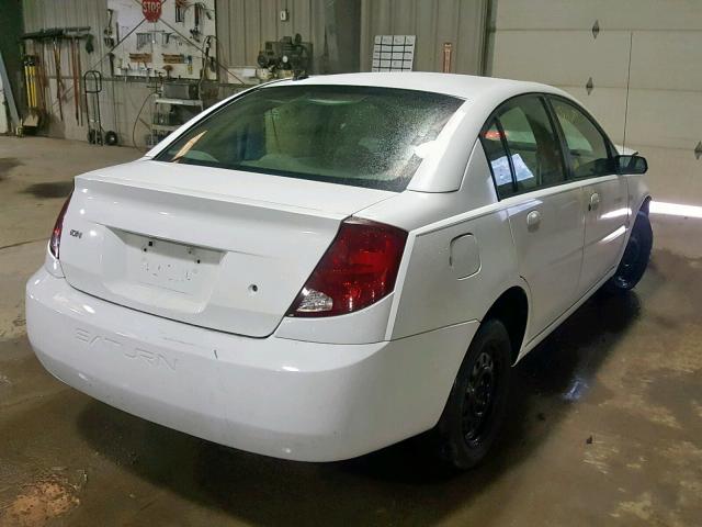 1G8AJ55F17Z157581 - 2007 SATURN ION LEVEL WHITE photo 4