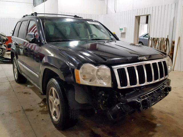 1J4HS58N95C585896 - 2005 JEEP GRAND CHER BLACK photo 1