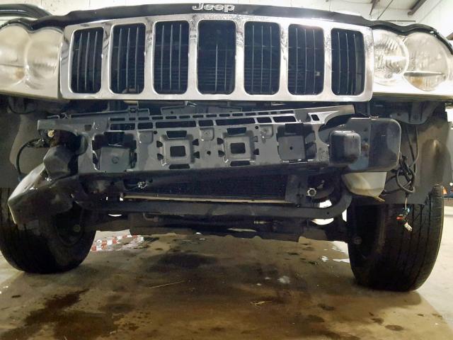 1J4HS58N95C585896 - 2005 JEEP GRAND CHER BLACK photo 9