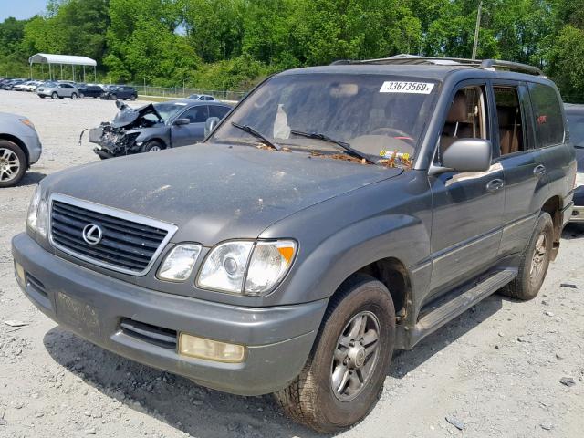 JT6HT00W3X0044087 - 1999 LEXUS LX GRAY photo 2