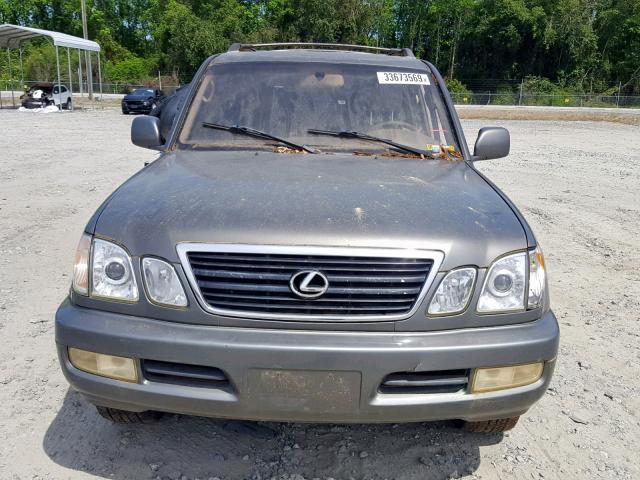 JT6HT00W3X0044087 - 1999 LEXUS LX GRAY photo 9