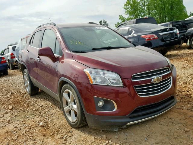 3GNCJMSB1GL162790 - 2016 CHEVROLET TRAX LTZ RED photo 1