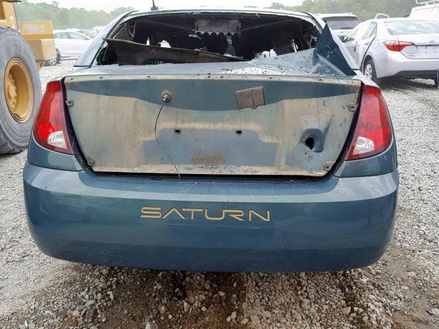 1G8AJ55F97Z112355 - 2007 SATURN ION LEVEL GREEN photo 9