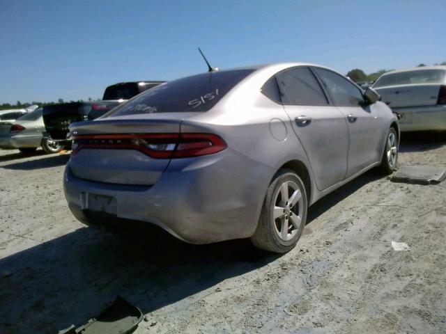 1C3CDFBB4FD315151 - 2015 DODGE DART SXT SILVER photo 4