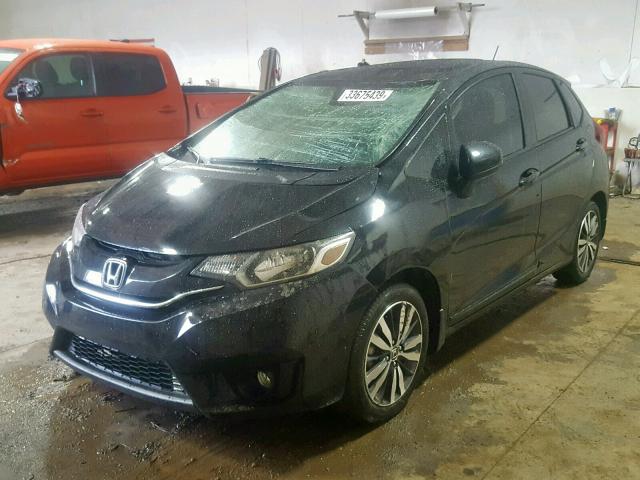 JHMGK5H70GS001413 - 2016 HONDA FIT EX BLACK photo 2