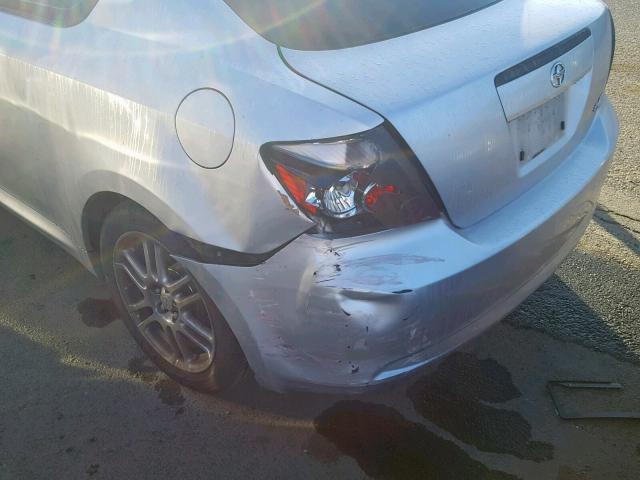 JTKDE167090293837 - 2009 TOYOTA SCION TC ვერცხლისფერი ფოტო 9