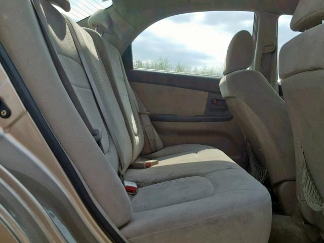 KNAFE121865262882 - 2006 KIA NEW SPECTR TAN photo 6