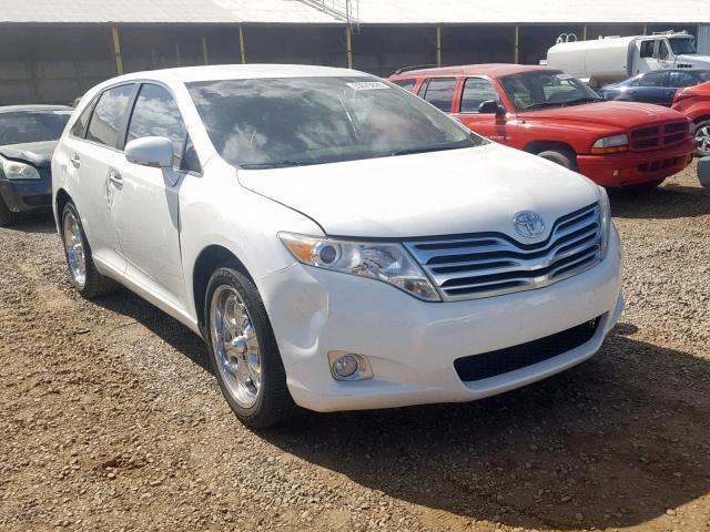 4T3ZK11A39U009170 - 2009 TOYOTA VENZA WHITE photo 1