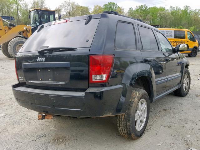 1J8GR48K37C588298 - 2007 JEEP GRAND CHER BLACK photo 4