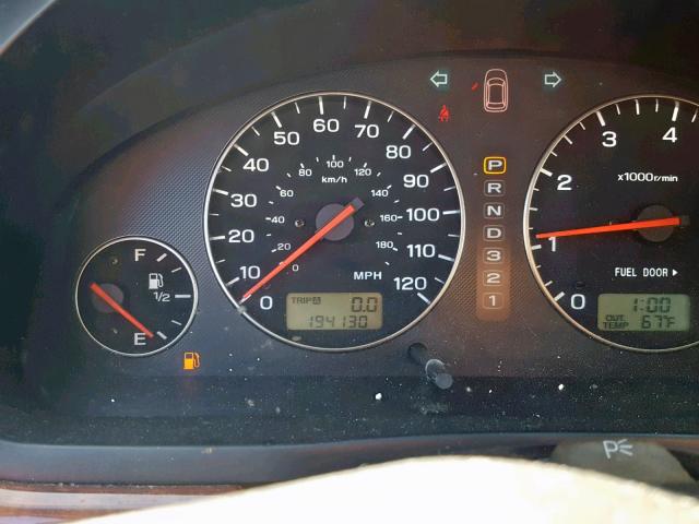 4S3BH675047639790 - 2004 SUBARU LEGACY OUT BLUE photo 8