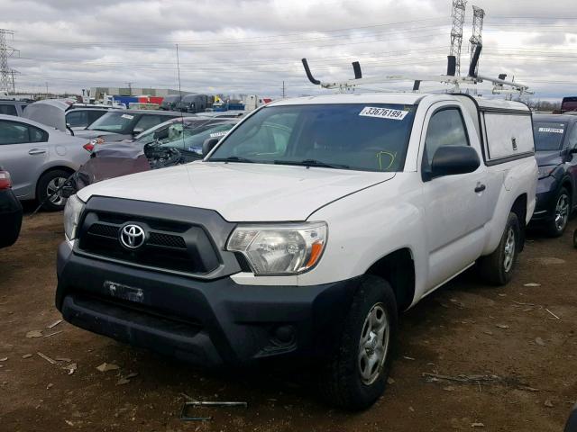 5TFNX4CN5EX034787 - 2014 TOYOTA TACOMA WHITE photo 2