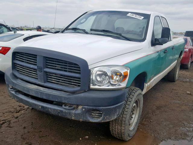 3D7KS28D18G192466 - 2008 DODGE RAM 2500 S თეთრი ფოტო 2