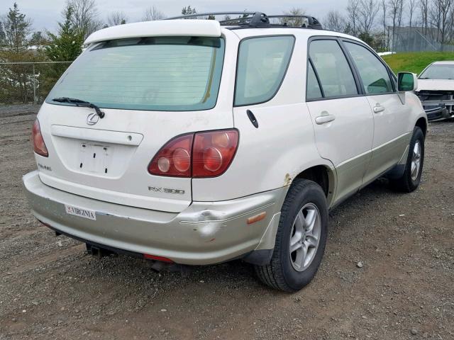 JT6HF10U7X0041267 - 1999 LEXUS RX 300 WHITE photo 4