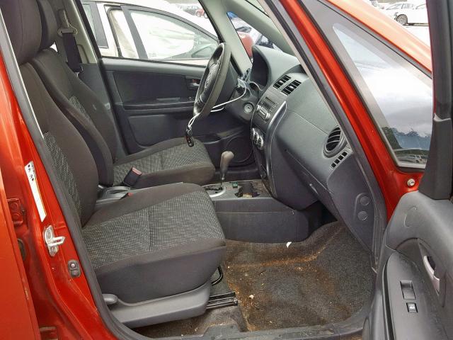 JS2YA413685103296 - 2008 SUZUKI SX4 BASE ORANGE photo 5