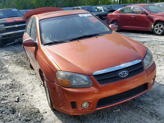 KNAFE121985016779 - 2008 KIA SPECTRA EX ORANGE photo 1