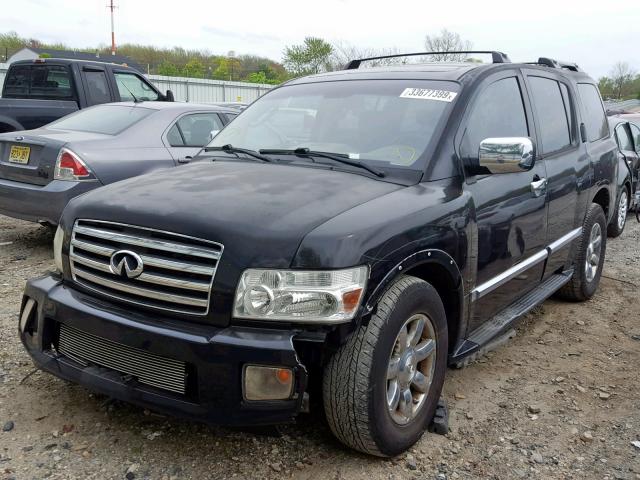 5N3AA08C04N809185 - 2004 INFINITI QX56 CHARCOAL photo 2