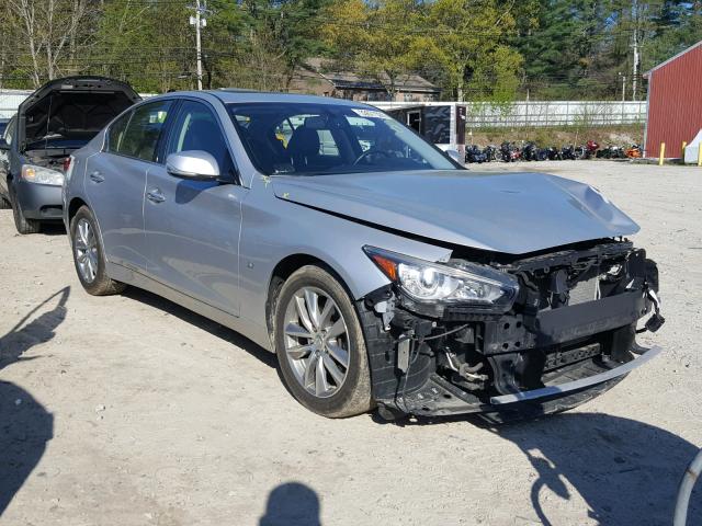 JN1BV7AR0EM691646 - 2014 INFINITI Q50 BASE SILVER photo 1