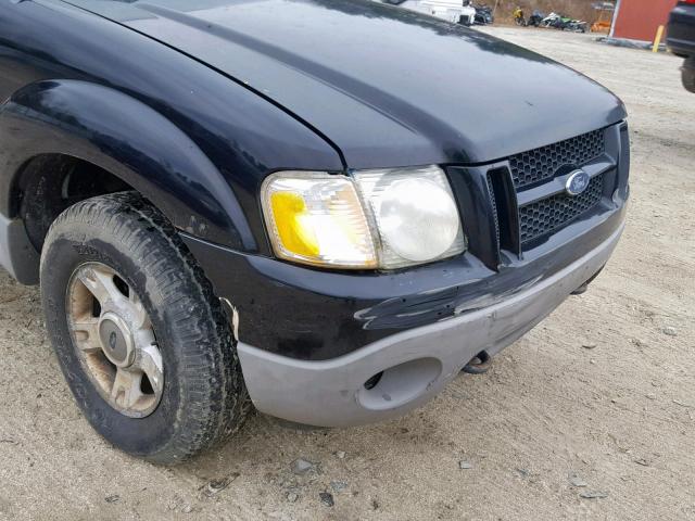 1FMZU77E71UC54879 - 2001 FORD EXPLORER S BLACK photo 9