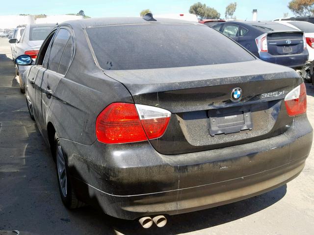 WBAVD135X6KV02113 - 2006 BMW 325 XI BLACK photo 3