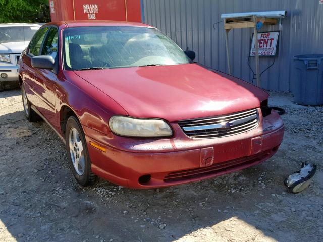 1G1ND52F94M549941 - 2004 CHEVROLET CLASSIC MAROON photo 1