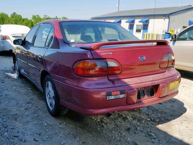 1G1ND52F94M549941 - 2004 CHEVROLET CLASSIC MAROON photo 3