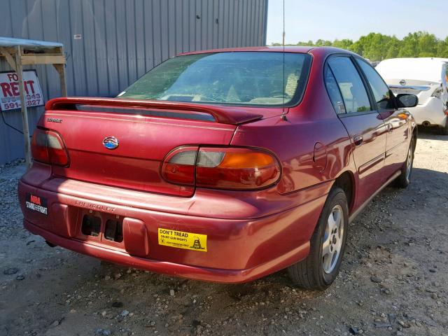 1G1ND52F94M549941 - 2004 CHEVROLET CLASSIC MAROON photo 4