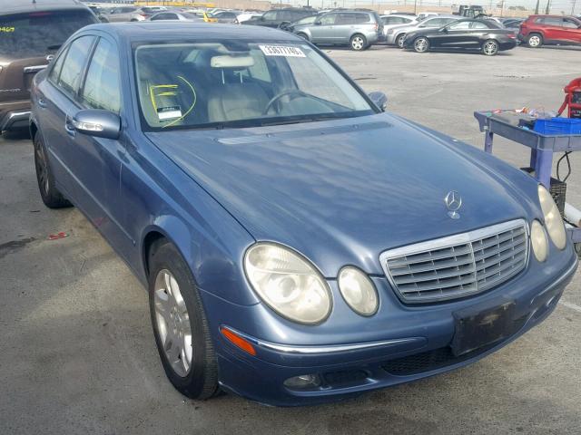 WDBUF56J66A778155 - 2006 MERCEDES-BENZ E 350 BLUE photo 1