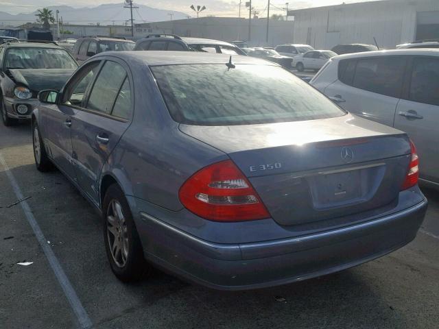 WDBUF56J66A778155 - 2006 MERCEDES-BENZ E 350 BLUE photo 3