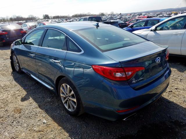 5NPE34AF0HH495130 - 2017 HYUNDAI SONATA SPORT  photo 3