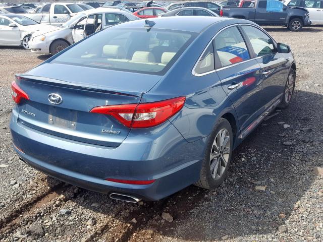 5NPE34AF0HH495130 - 2017 HYUNDAI SONATA SPORT  photo 4