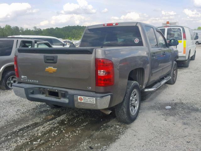 3GCPCREA2CG287465 - 2012 CHEVROLET SILVERADO BEIGE photo 4