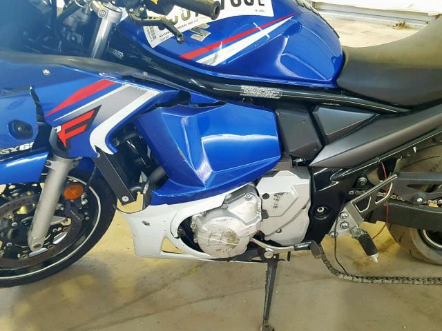 JS1GP74A082103032 - 2008 SUZUKI GSX650 F BLUE photo 7