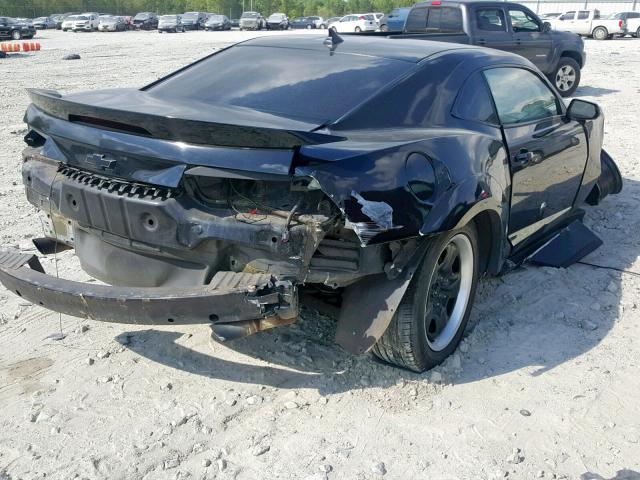 2G1FA1EV8A9180037 - 2010 CHEVROLET CAMARO LS BLACK photo 4