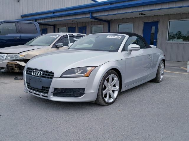 TRUMF38J981001044 - 2008 AUDI TT 2.0T SILVER photo 2