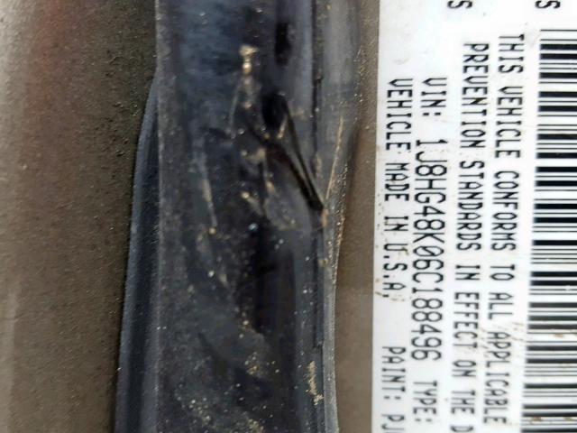 1J8HG48K06C188496 - 2006 JEEP COMMANDER 米色 照片 10