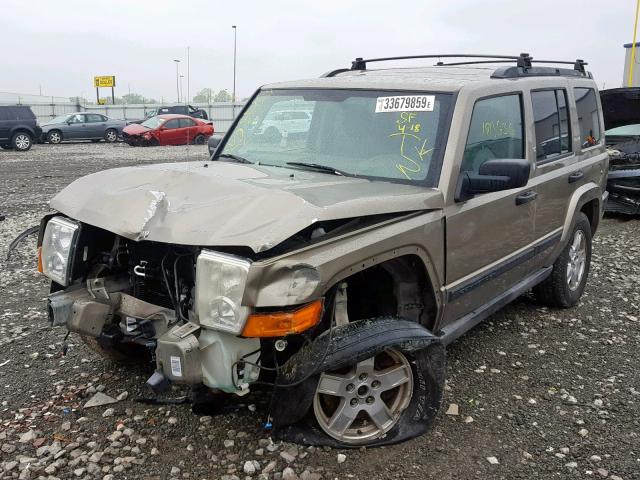 1J8HG48K06C188496 - 2006 JEEP COMMANDER 米色 照片 2